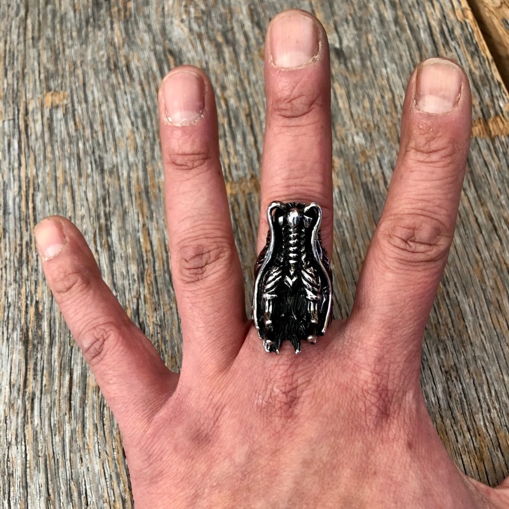 Stainless Steel Dragon Ring - Picture 6 of 8